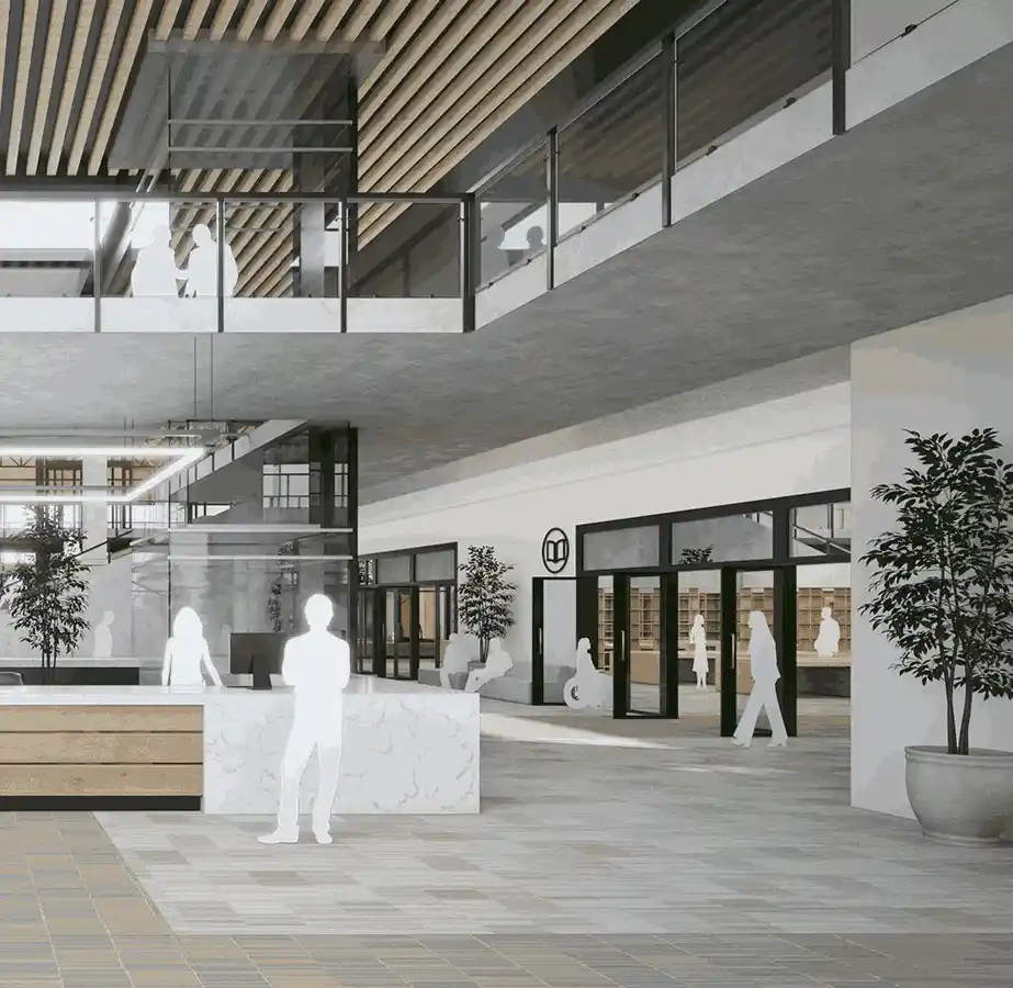 ComCtr_V03_Lobby-1pt_RENDER_02 SketchUp internal render