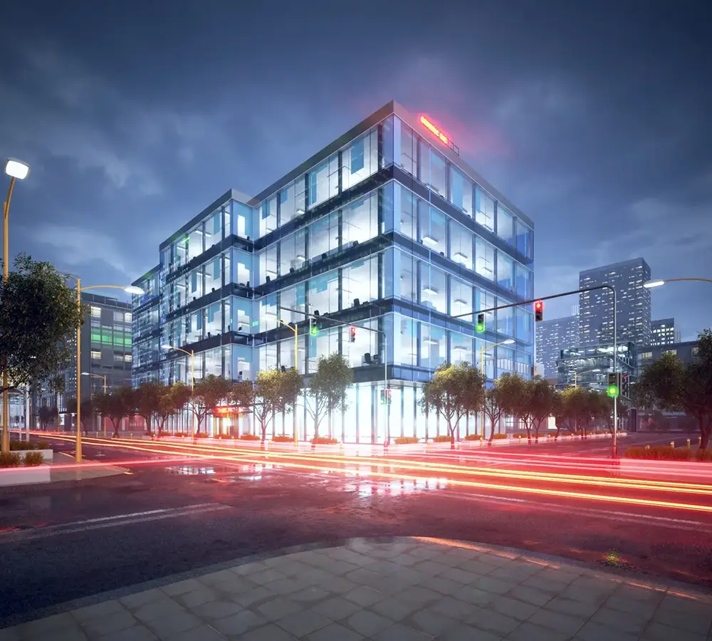 Sketchup building render