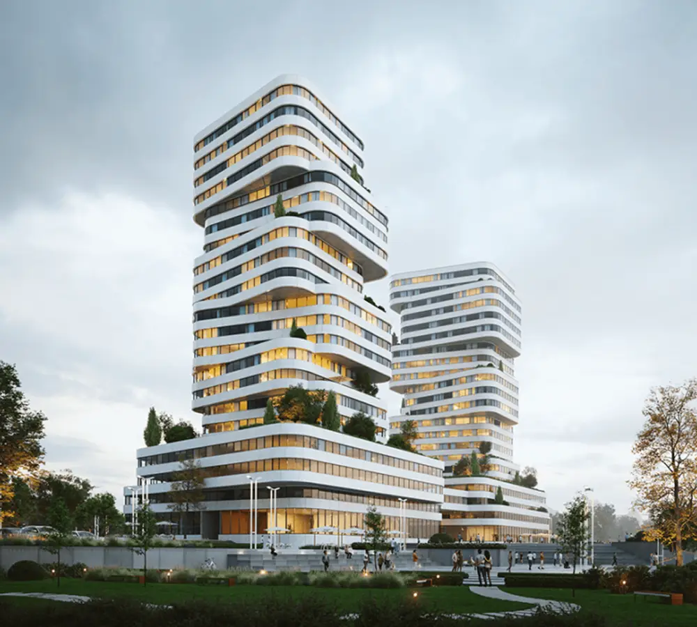 SketchUp highrise render