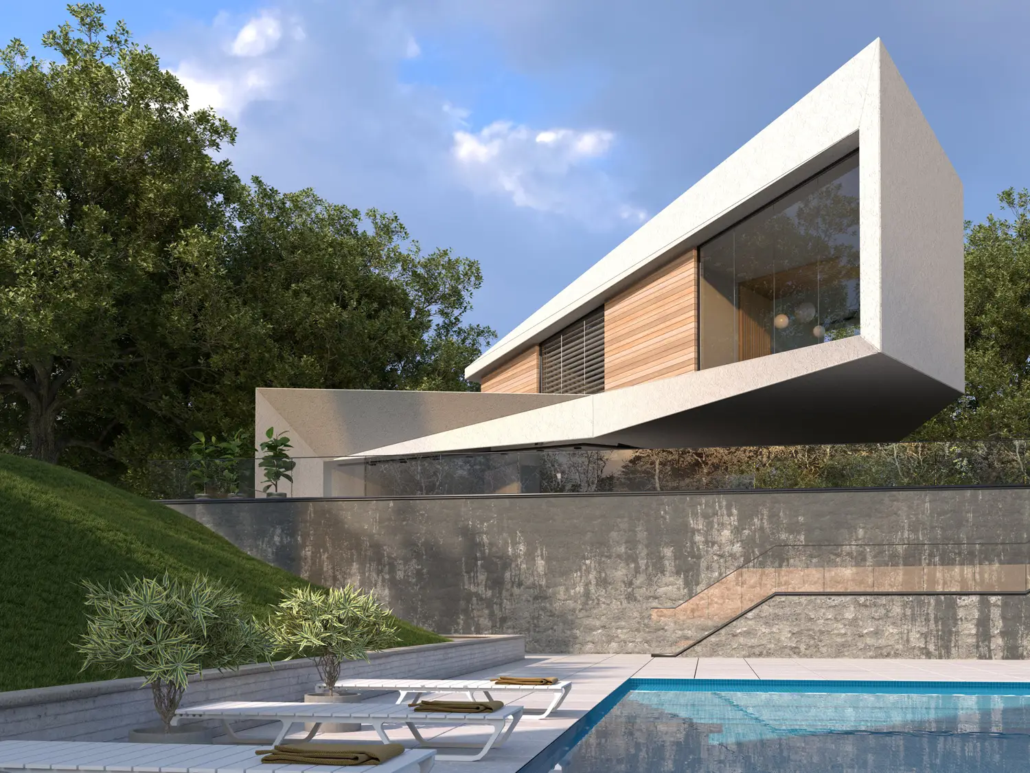 SketchUp house exterior